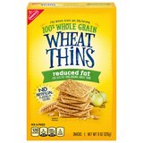 Wheat Thins Reduced Fat Whole Grain Wheat Crackers, 8 OZ, thumbnail image 1 of 5