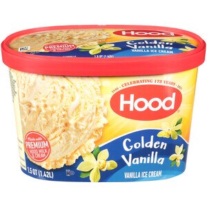 Hood Golden Vanilla Ice Cream, 48 OZ
