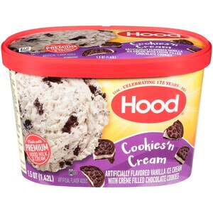 Hood Cookies 'n Cream Ice Cream, 48 OZ