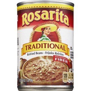 Rosarita Traditional Refried Beans, Can, 16 Oz , CVS