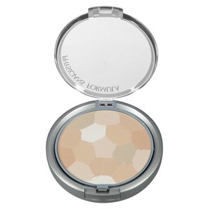Coloured outlet face powder