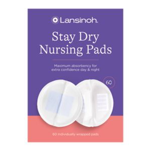 Lansinoh - Almohadillas desechables para lactancia, absorbentes, 60 u.