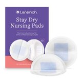 Lansinoh Disposable Nursing Pads - Stay Dry, 60CT, thumbnail image 2 of 4