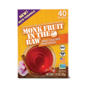  Monk Fruit In The Raw Sweetener, 40 CT, 1.2 OZ 