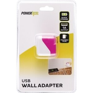 PowerXcel USB Wall Charger 1.0, Purple , CVS