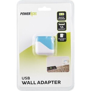 PowerXcel USB Wall Charger 1.0, Teal , CVS