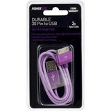 PowerXcel Durable 30 Pin to USB Sync & Charge Cable, thumbnail image 1 of 4