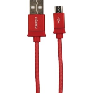PowerXcel Durable Micro To USB Sync & Charge Cable, Red , CVS