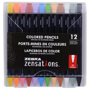 Zebra Pen Zensations Colored Bold Mechanical Pencils, Assorted, 12 Ct , CVS