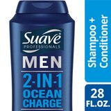 Suave Men Ocean Charge 2-in-1 Refreshing Shampoo & Conditioner, thumbnail image 5 of 6