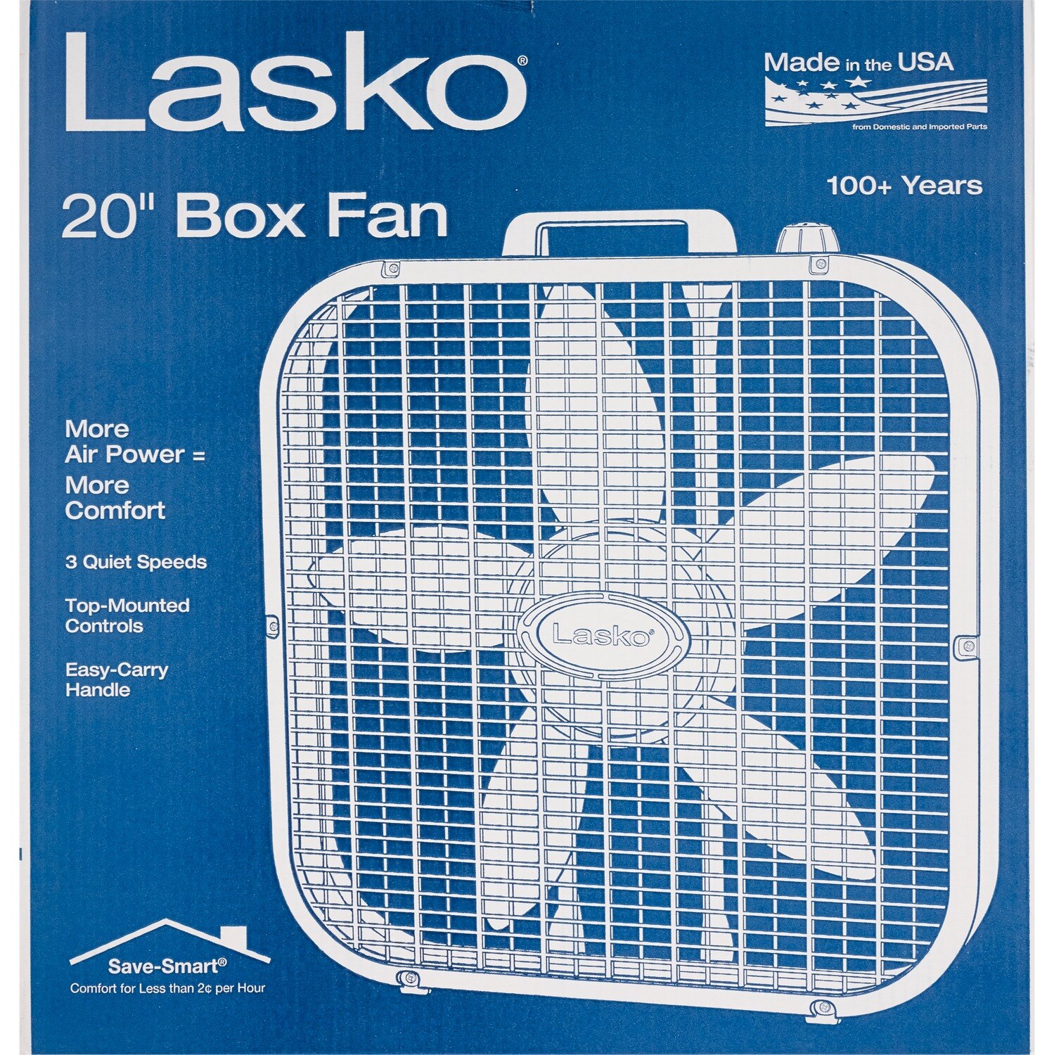 Lasko 20In Box Fan , CVS