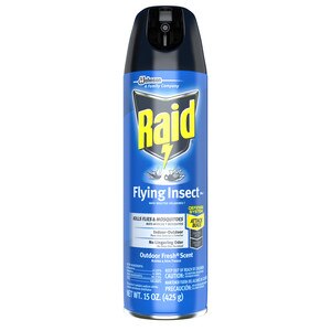 Raid Flying Insect Killer Spray Outdoor, 15 oz