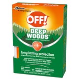 OFF Deep Woods Insect Repellent Towelettes, 12 ct, thumbnail image 2 of 3