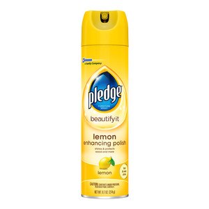Pledge Lemon Clean Dust Shine Protect Spray
