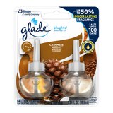 Glade PlugIns Scented Oil Refill, Cashmere Woods, 1.34 OZ, 2 CT, thumbnail image 1 of 5