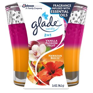 Glade 2in1 Jar Candle Air Freshener, Hawaiian Breeze & Vanilla Passion Fruit, 3.4 Oz , CVS