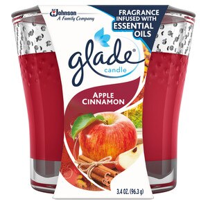 Glade Jar Candle Air Freshener, Apple Cinnamon, 3.4 Oz , CVS