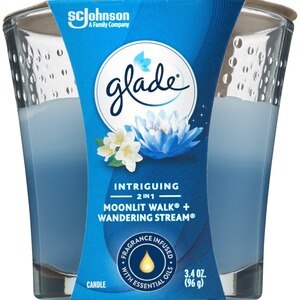 Glade 2in1 Jar Candle Air Freshener, Moonlit Walk & Wandering Stream, 3.4 Oz , CVS