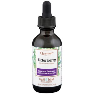 Quantum Health Elderberry Liquid Extract From Sambucus Nigra For Immune Support, 2 fl oz.