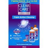 Clear Care Cleaning and Disinfecting Solution for Contact Lenses, 12 fl oz, Twin Pack, thumbnail image 1 of 5