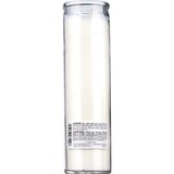 Prayer Candle, Clear Glass White Wax, 8", thumbnail image 2 of 2
