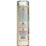 Prayer Candle, Virgen De Guadalupe White Wax, 8", thumbnail image 3 of 3