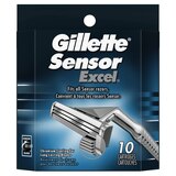 Gillette Sensor Excel 2-Blade Razor Blade Refills, thumbnail image 2 of 2