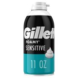 Gillette Foamy Sensitive Shave Foam, 11 OZ, thumbnail image 1 of 10
