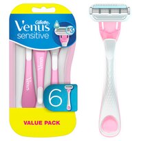 Gillette Venus Sensitive Women's 3-Blade Disposable Razors