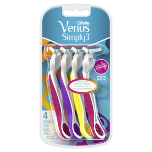 Gillette Venus Simply3 3-Blade Disposable Razors