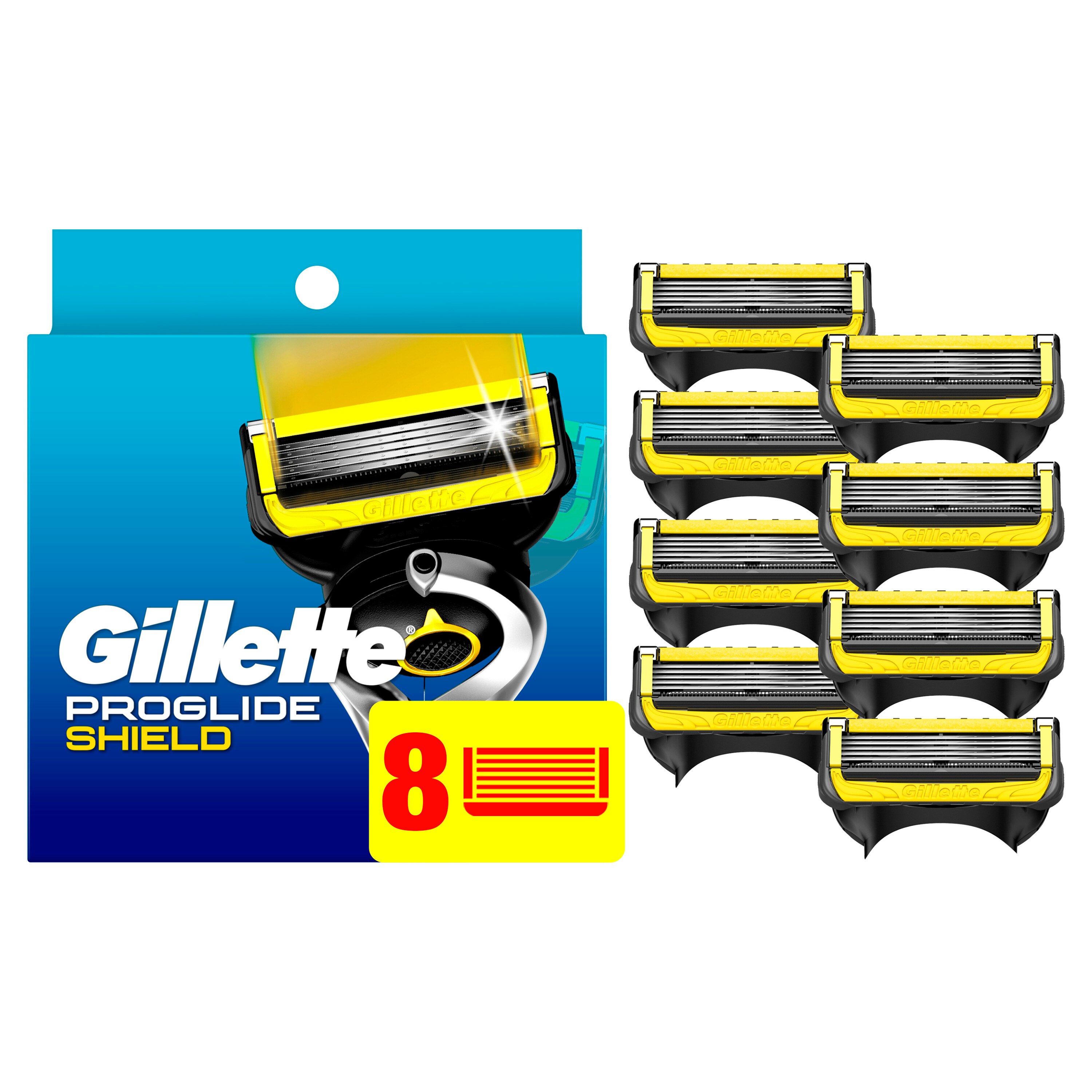 Gillette Proglide Shield 5-Blade Razor Blade Refills, 8 Ct , CVS
