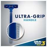 Gillette Sensor3 Men‘s Disposable Razors, 4 Count, thumbnail image 5 of 9