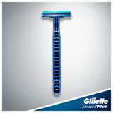 Gillette Sensor2 Plus Pivoting Head Men's Disposable Razors, 5 Count, thumbnail image 3 of 8