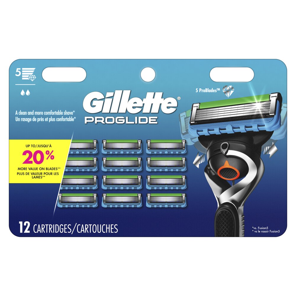 Gillette Fusion5 ProGlide Men's Razor Blades, 12 Ct , CVS