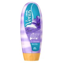 Gillette Venus with Olay - Gel de ducha y crema de afeitar hidratante, Freesia, 10 oz líq.