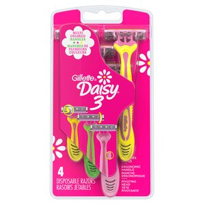 Gillette Daisy 3 Razor, 4CT