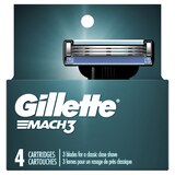 Gillette Mach3 3-Blade Razor Blade Refills, thumbnail image 1 of 9