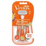 Gillette Venus Blossom 3-Blade Disposable Razors, 3 CT, thumbnail image 1 of 9