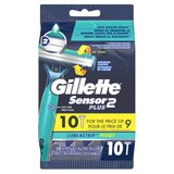 Gillette Sensor2 Plus 2-Blade Lubrastrip Pivot Disposable Razors, thumbnail image 1 of 1