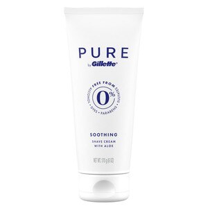 PURE by Gillette Shaving Cream for Men, 6.0 OZ