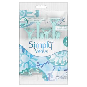 Ounce Petulance jam Gillette Simply Venus 2 Blades, Disposable Razors, 9 Count | Pick Up In  Store TODAY at CVS