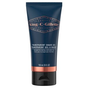 King C. Gillette Men's Transparent Shave Gel, 5 OZ