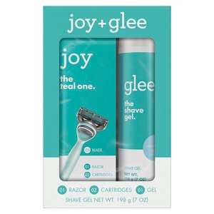 joy and glee Women's Razor Holiday Shave Care Gift Set in Teal