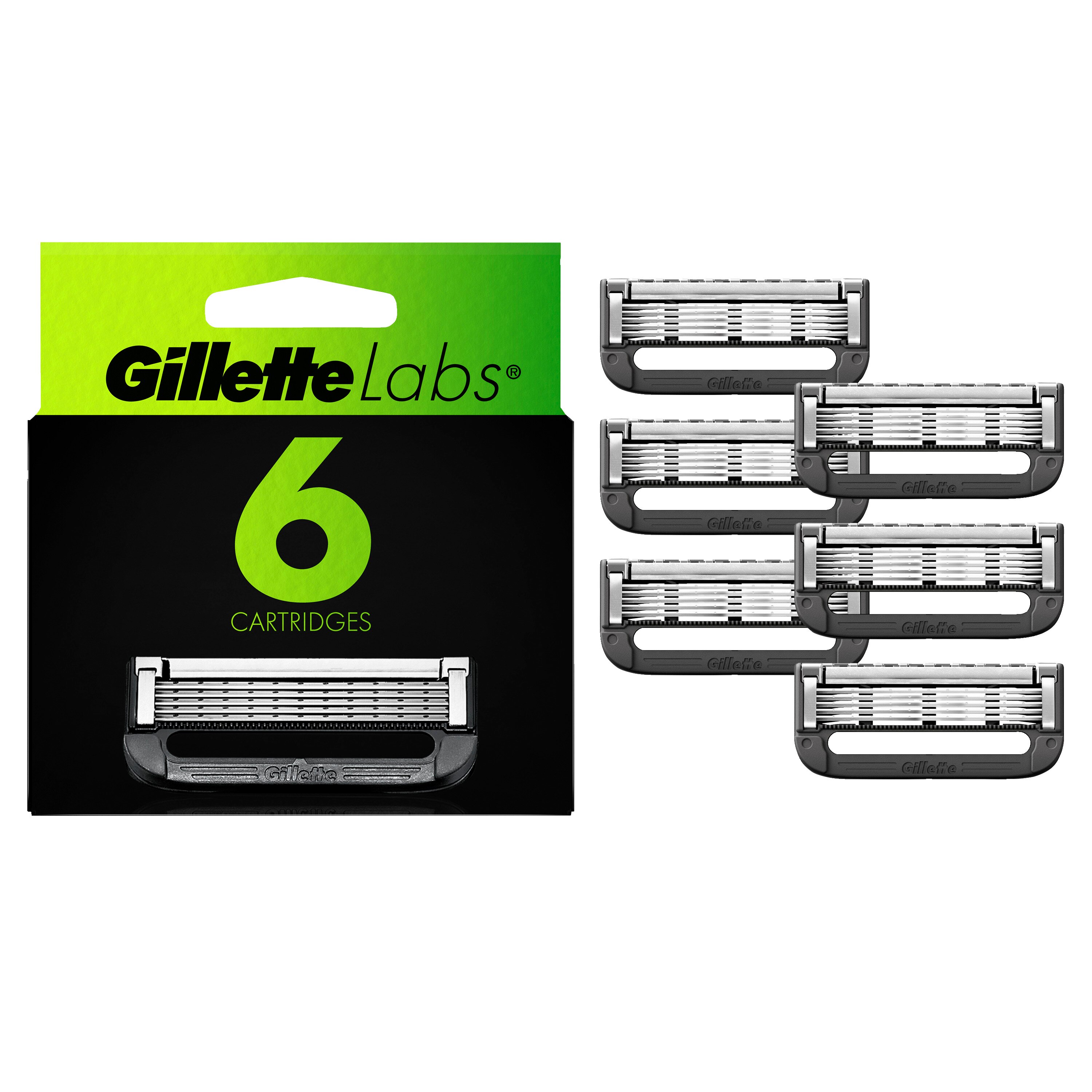 GilletteLabs Gillete Labs Men's Razor Blade Refills, 6 Ct , CVS