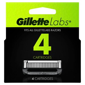GilletteLabs Gillete Labs Men's Razor Blade Refills, 4 Ct , CVS