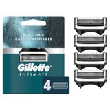 Gillette Intimate Pubic Hair 5-Blade Razor Blade Refills, thumbnail image 1 of 5