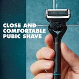Gillette Intimate Pubic Hair 5-Blade Razor Blade Refills, thumbnail image 4 of 5