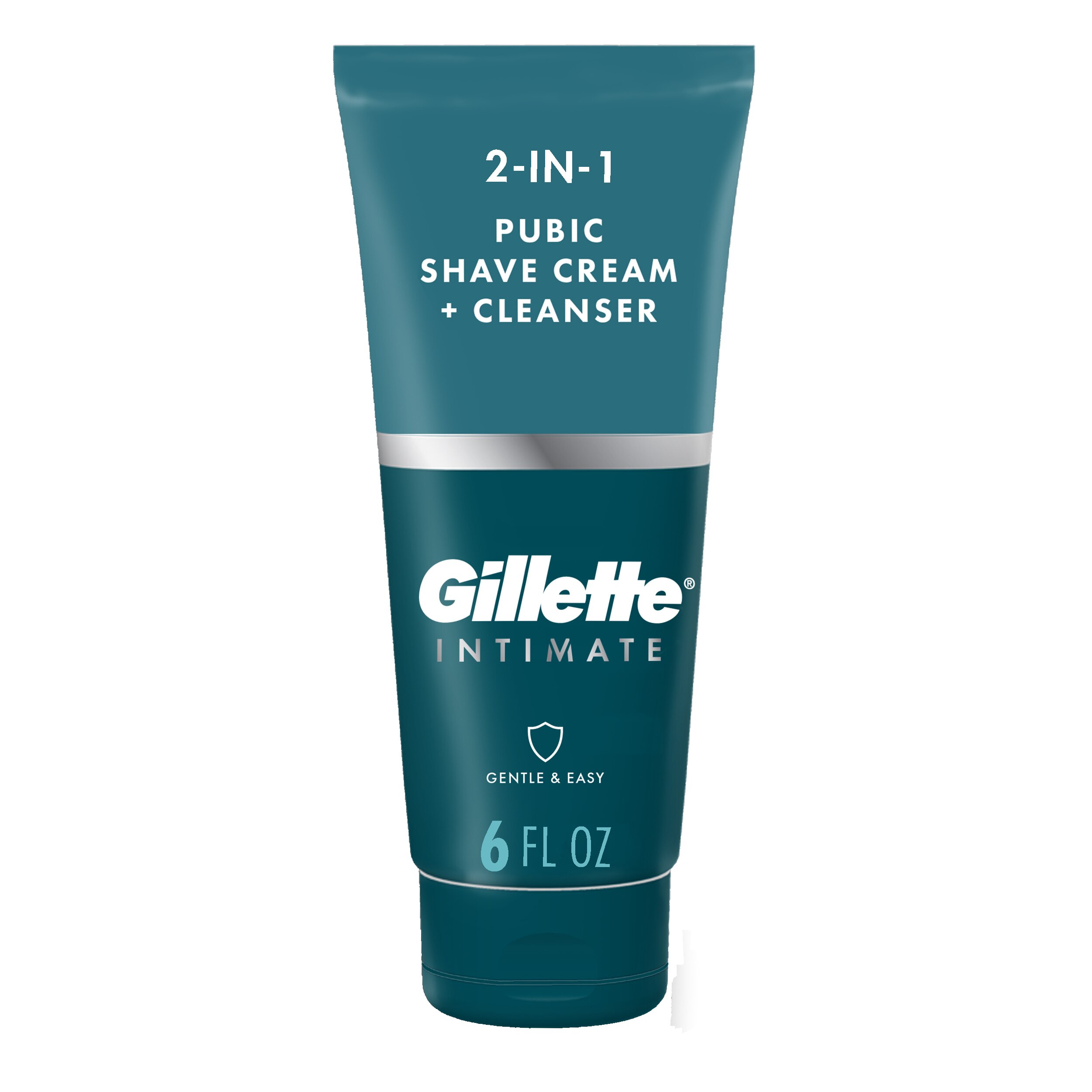 Gillette Intimate 2-in-1 Pubic Shave Cream & Cleanser, 6 Oz , CVS