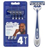 Gillette Skinguard Sensitive 2-Blade Disposable Razor, 4 CT, thumbnail image 1 of 4