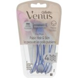 Gillette Venus Pubic Hair & Skin Disposable Razors, 4 CT, thumbnail image 1 of 10